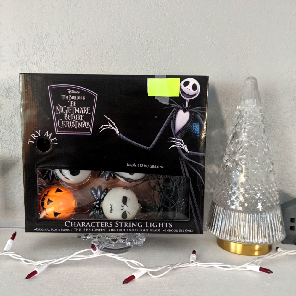 Disney Nightmare Before Christmas Jack Skellington String LED Lights Gift